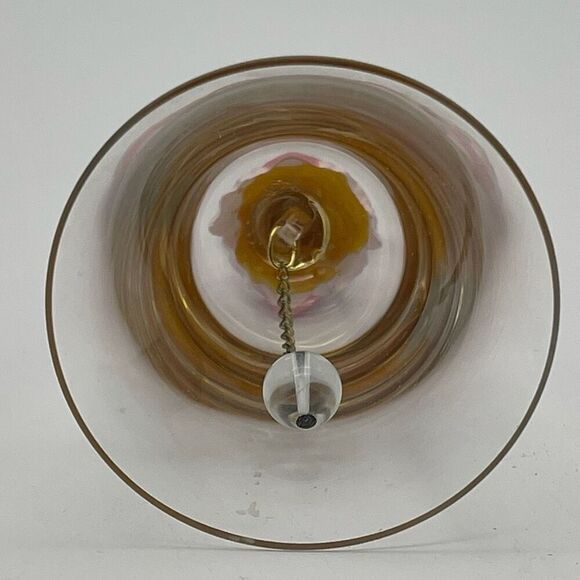 1992 Vintage Avon collectible crystal bell featuring hearts flowers doves - Picture 13 of 14